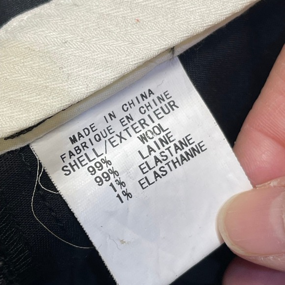 Theory womens bootcut dress pants sz 6 gray wool blend trousers business casual - Picture 11 of 12